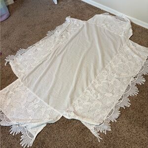 Lily Pulitzer lace crib skirt